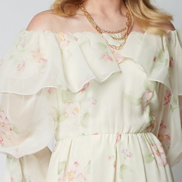 Vintage Benee by Lori Ann MFG Canada Floral Dress - Picture 3 of 5